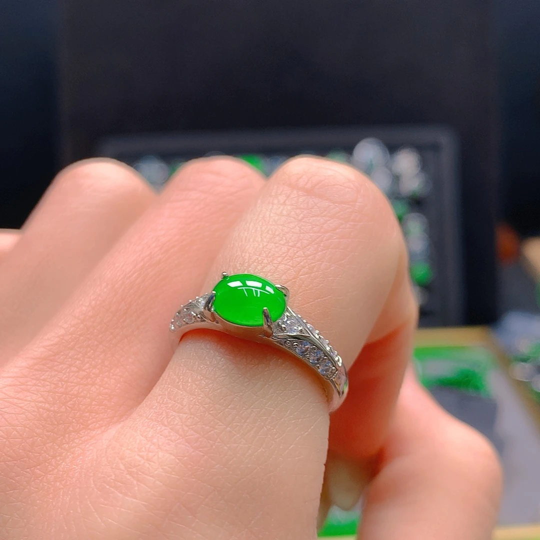 未镶嵌戒指翡翠天然翡翠