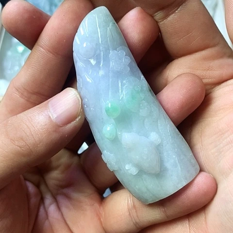 翡翠未镶嵌颈饰天然缅甸翡翠a货