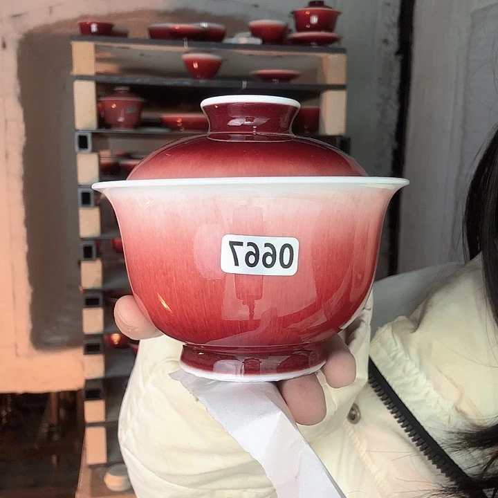 瓷片景德镇郎红陶瓷