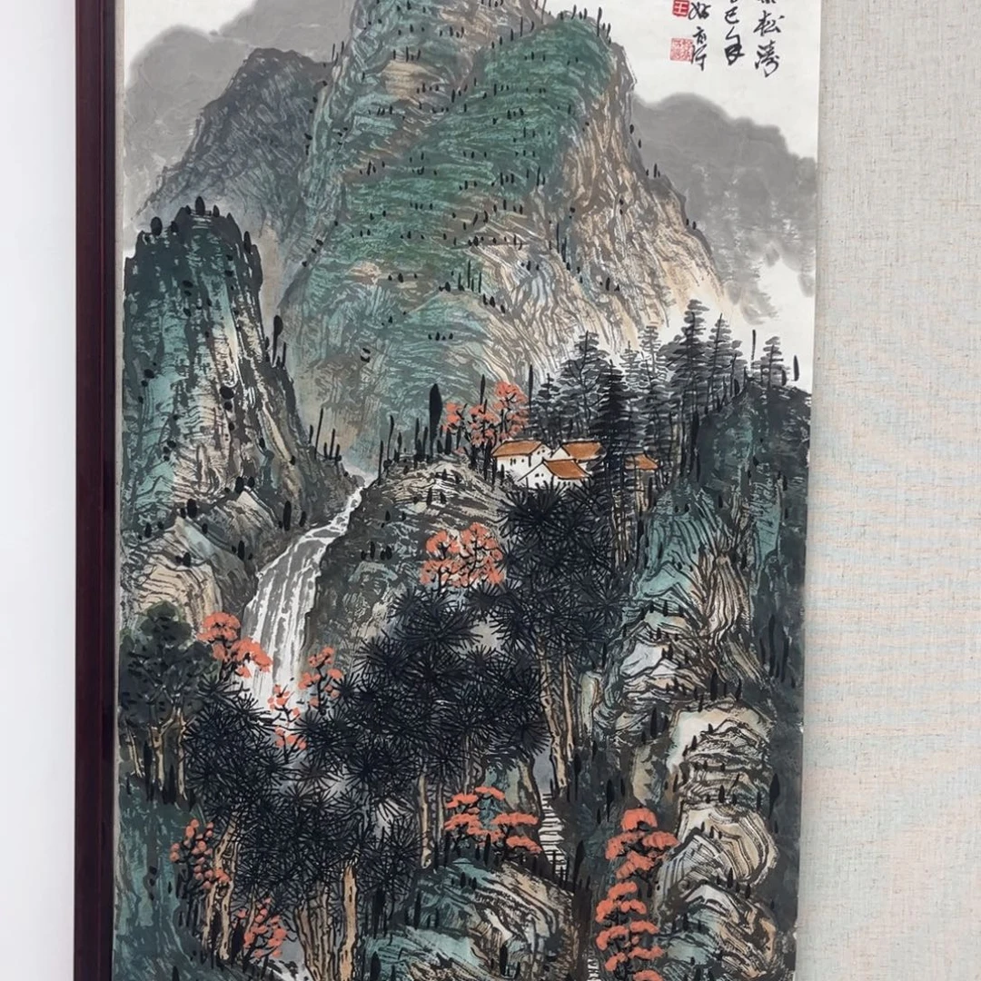 兰***媒国画绘画作品多次参加