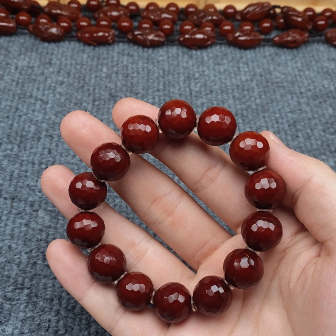 橄榄核手串/手链钻面光柱