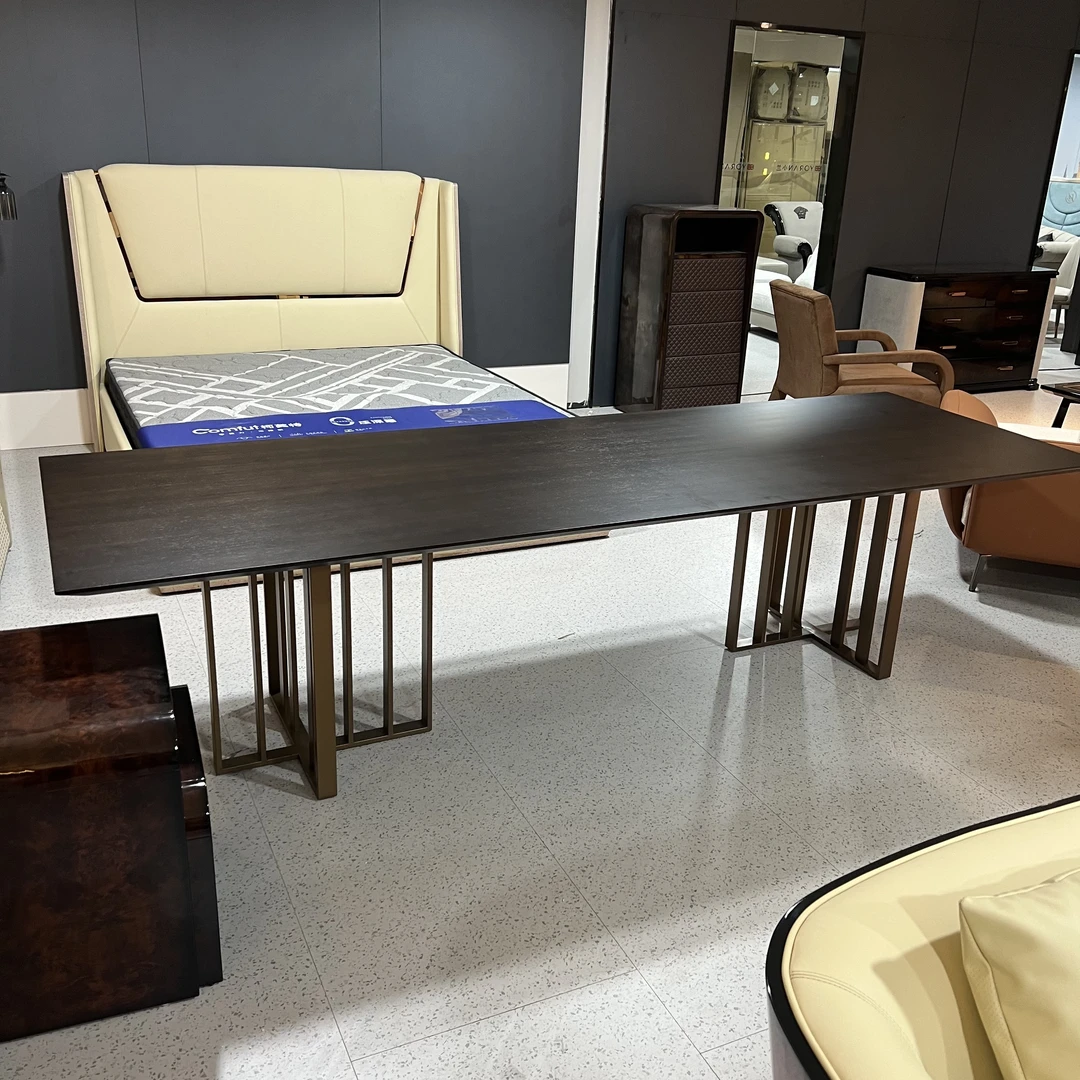 新品：长桌3m*1m大茶桌大班台