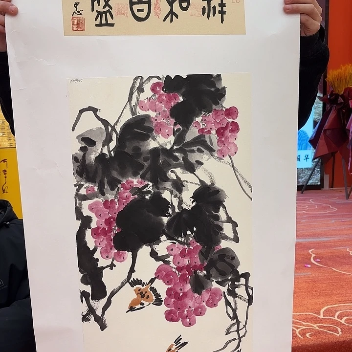 国画国画作品多次