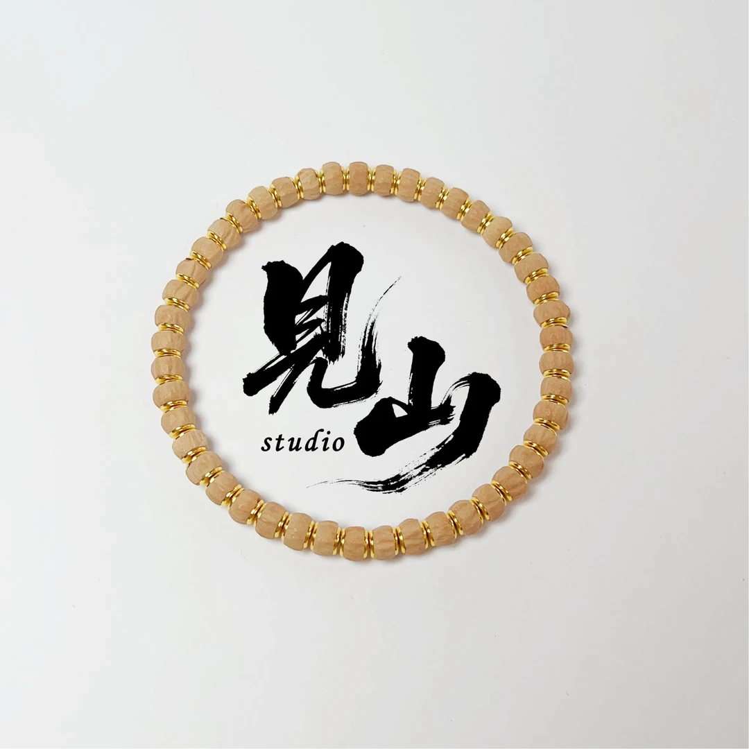 见山精品墟藏系列·柏香金盾-药片柏香籽合金贴片5mm~专b9