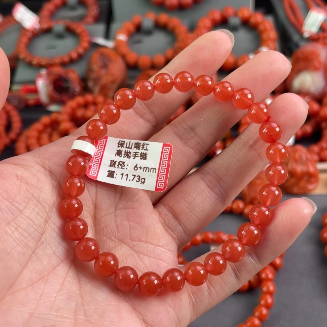 南红玛瑙未镶嵌手串