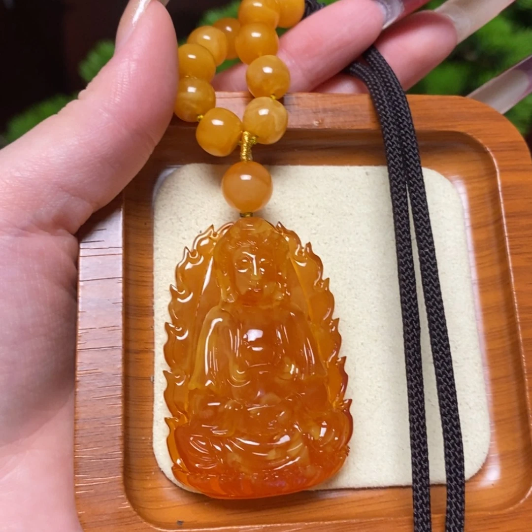 【闪购商品】蜜蜡颈饰未镶嵌项链