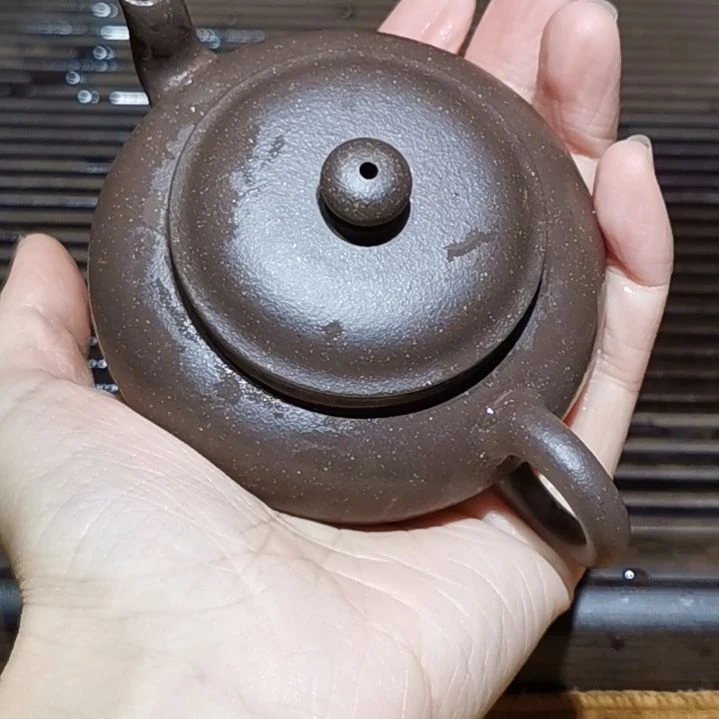 为***生茶壶紫砂千禧紫泥半手工
