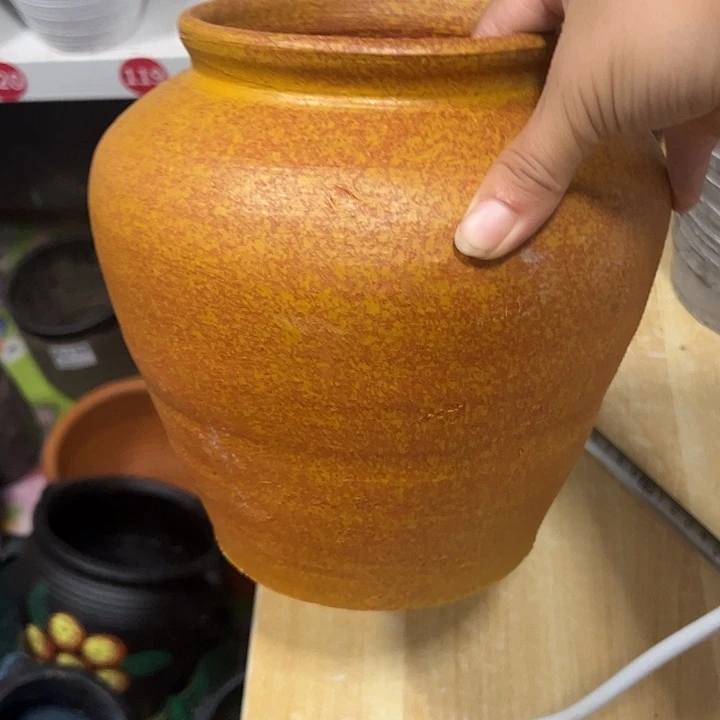 粗陶盆默认打孔高20口13
