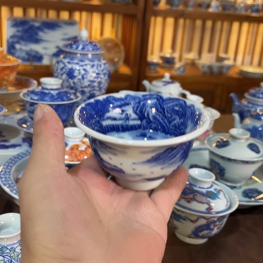 錡镇堂手工手绘杯