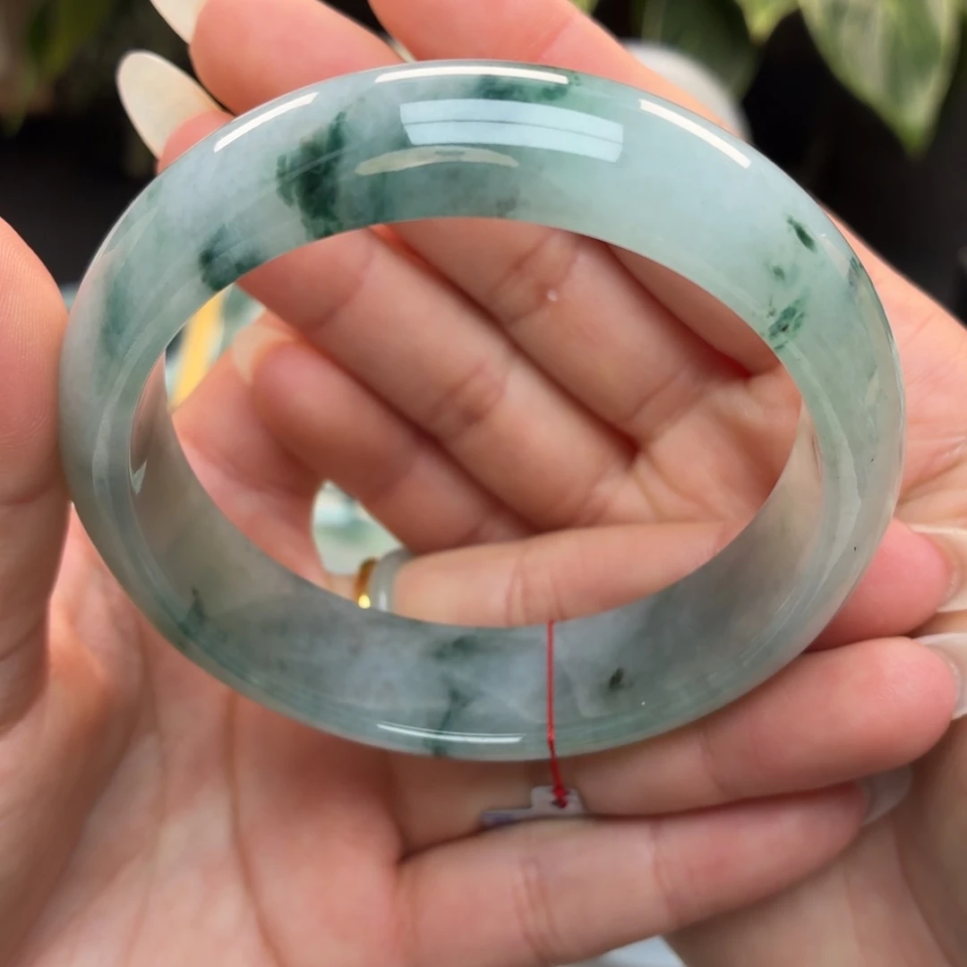 翡翠未镶嵌手镯天然