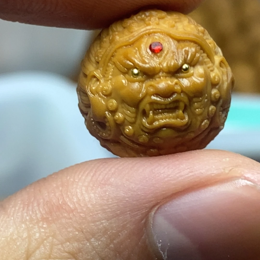 猴头核桃吊坠大黑天