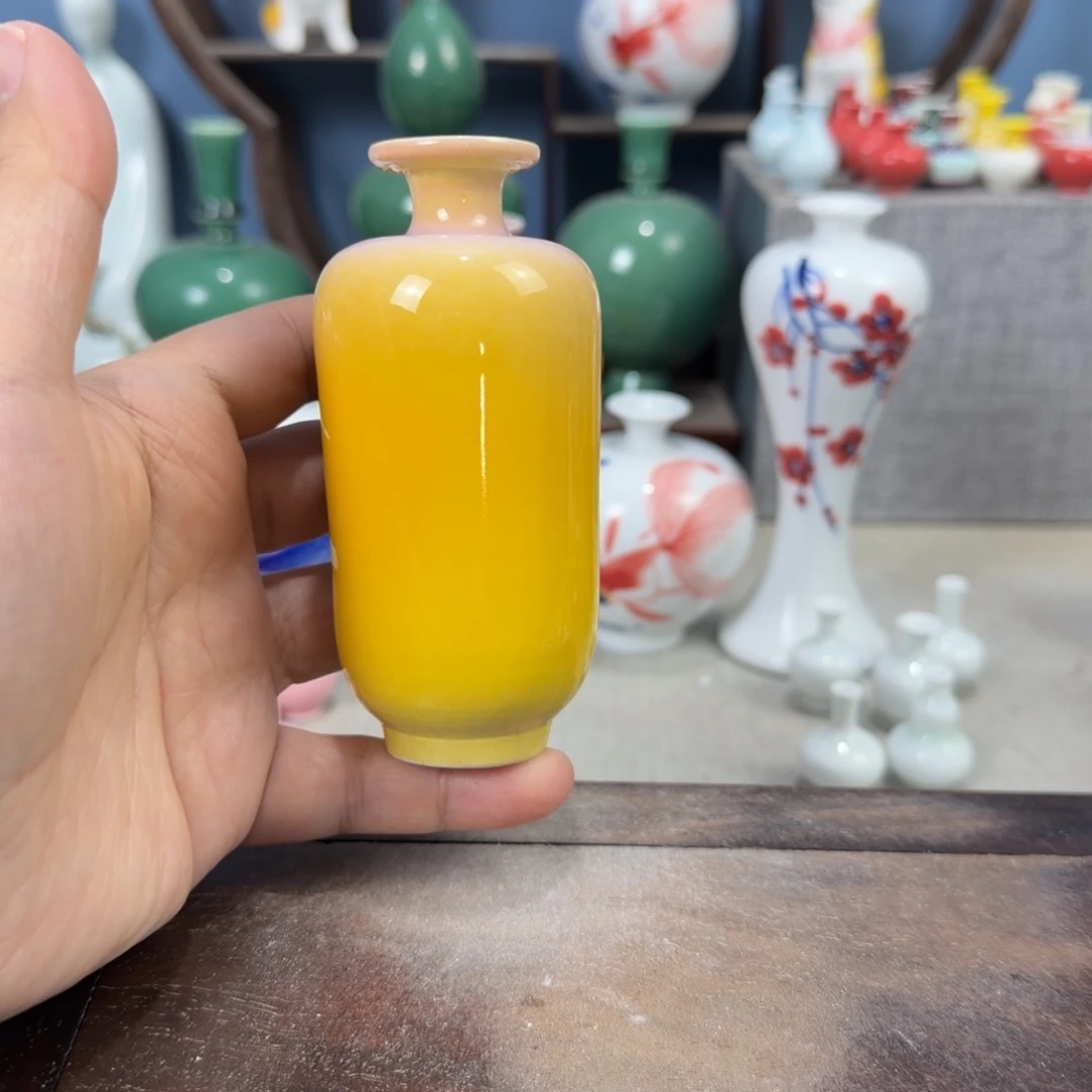陶瓷手工小花器摆件