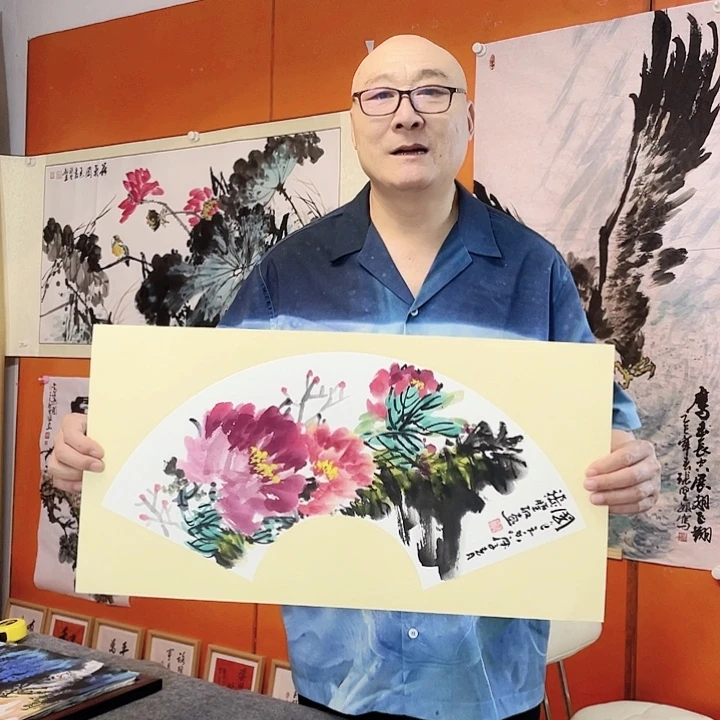 国画张圣敏先生纯手绘作品