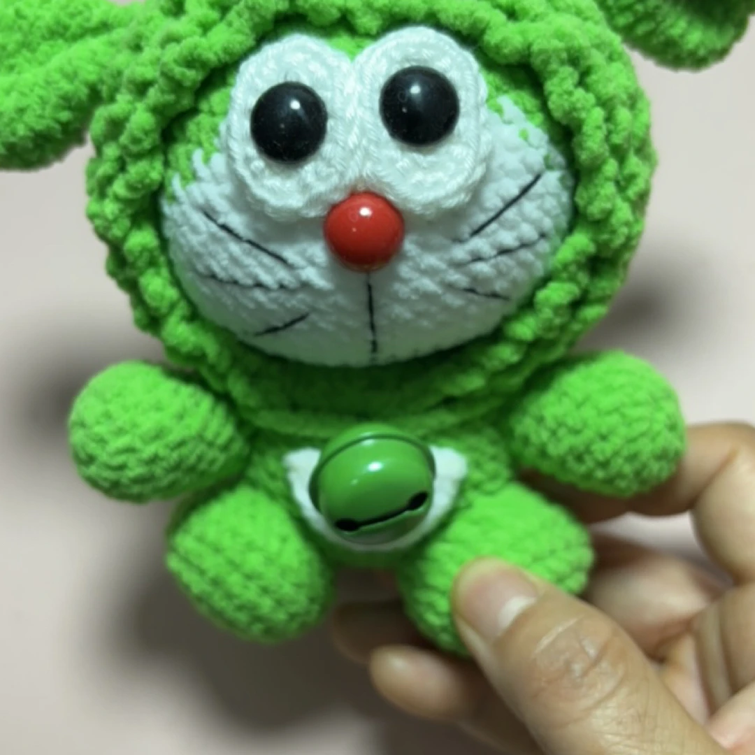 毛线手工钩织小羊哆啦成品（钩织不易不调退）