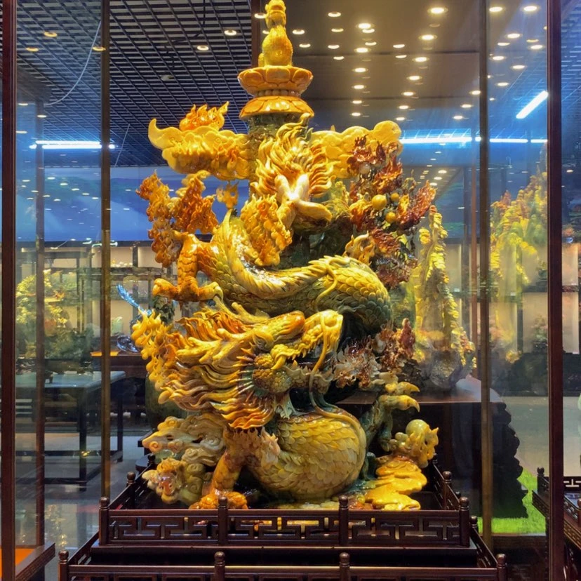 【闪购商品】未镶嵌蛇纹石玉摆件覆膜