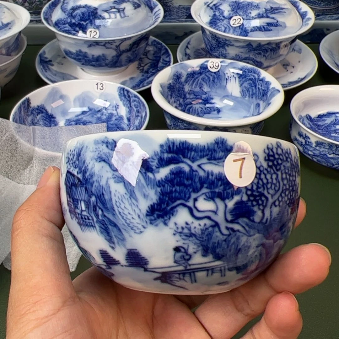 木木景德镇纯手工纯手绘茶具7