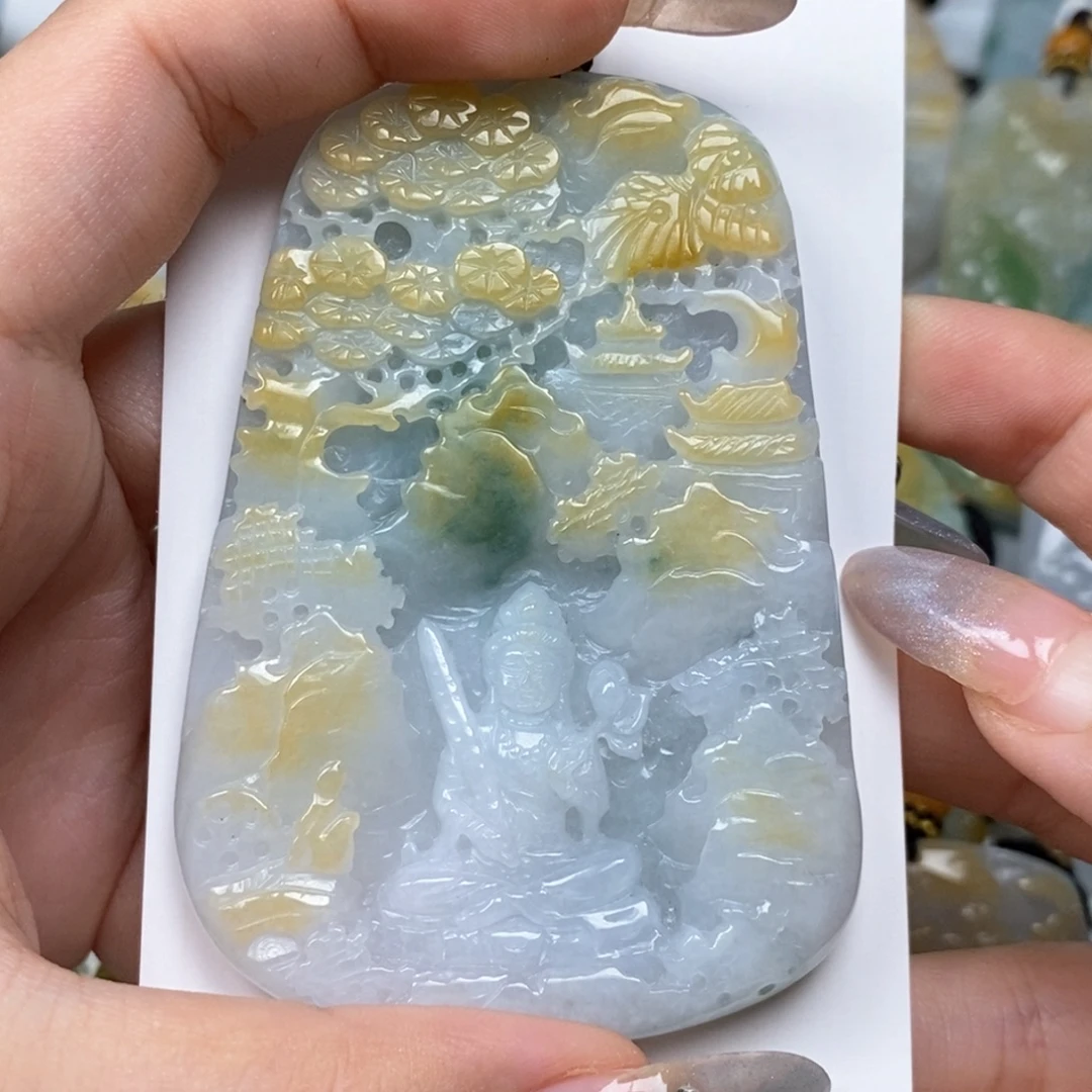 翡翠未镶嵌颈饰翡翠