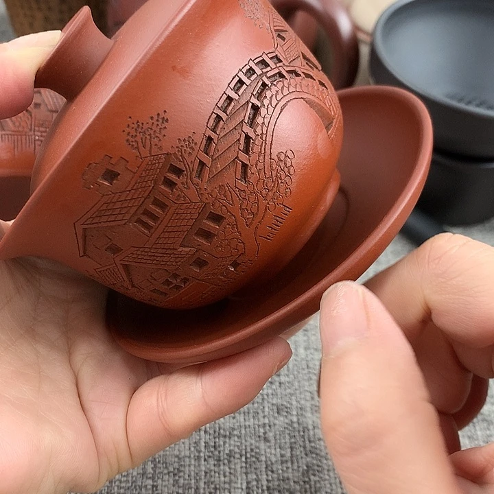 紫砂茶杯高端主人杯