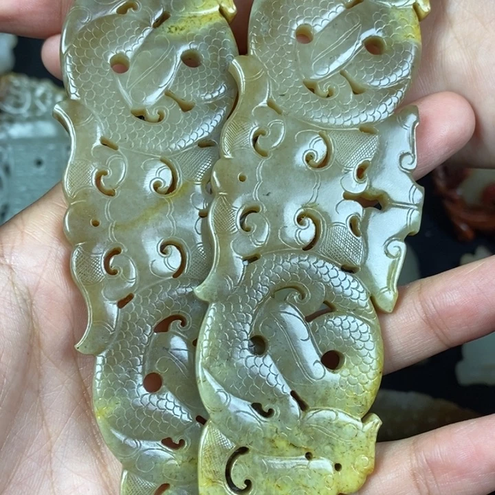 未镶嵌和田玉把件飞*