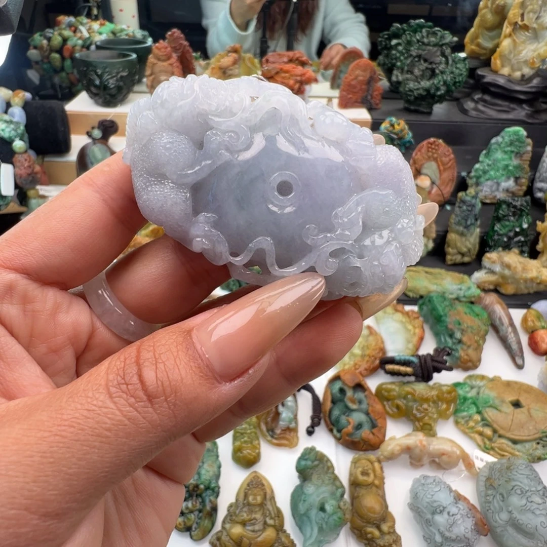 未镶嵌挂件翡翠天然缅甸