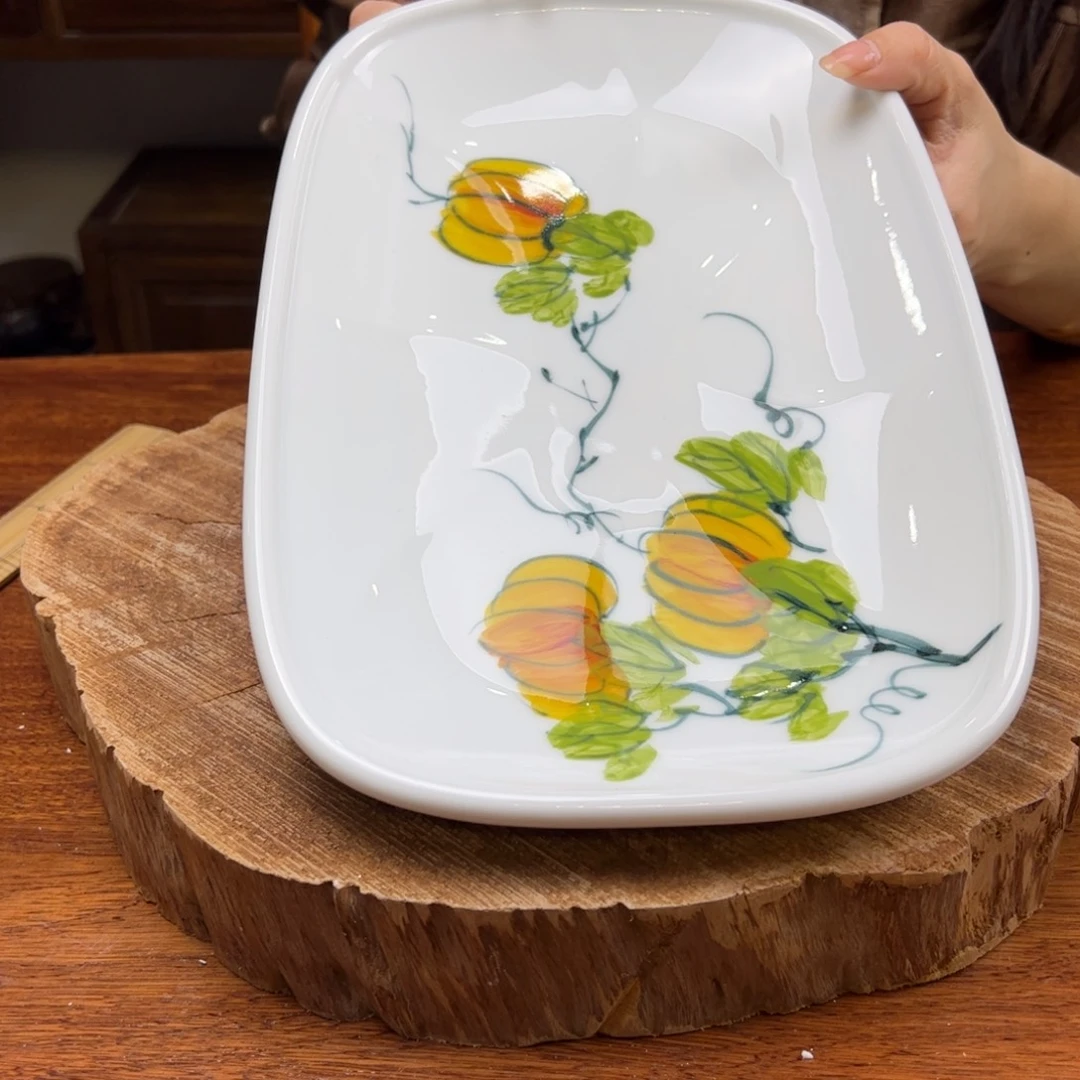 瓷片景德镇陶瓷手工手绘制作