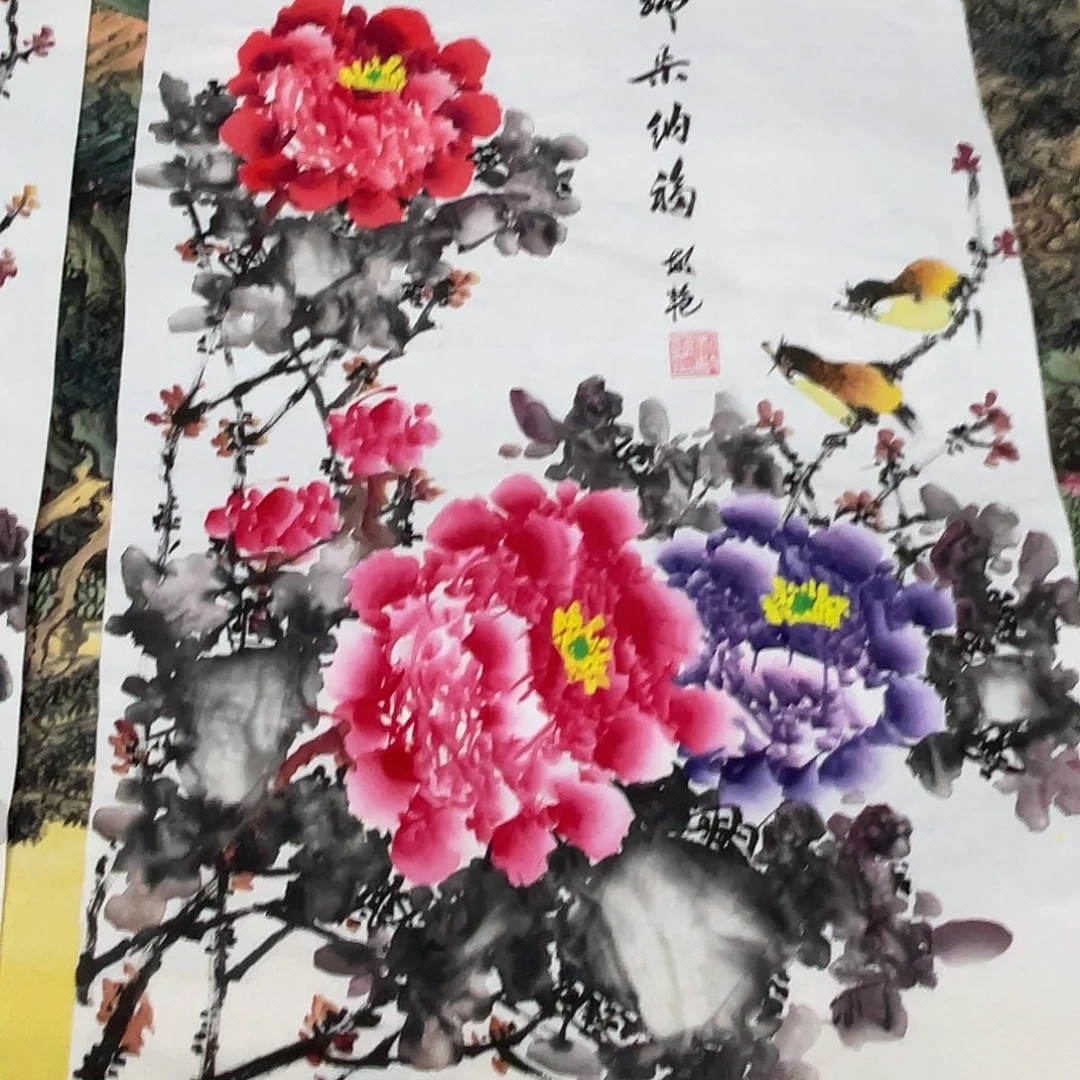 国画老师手笔手绘作品y