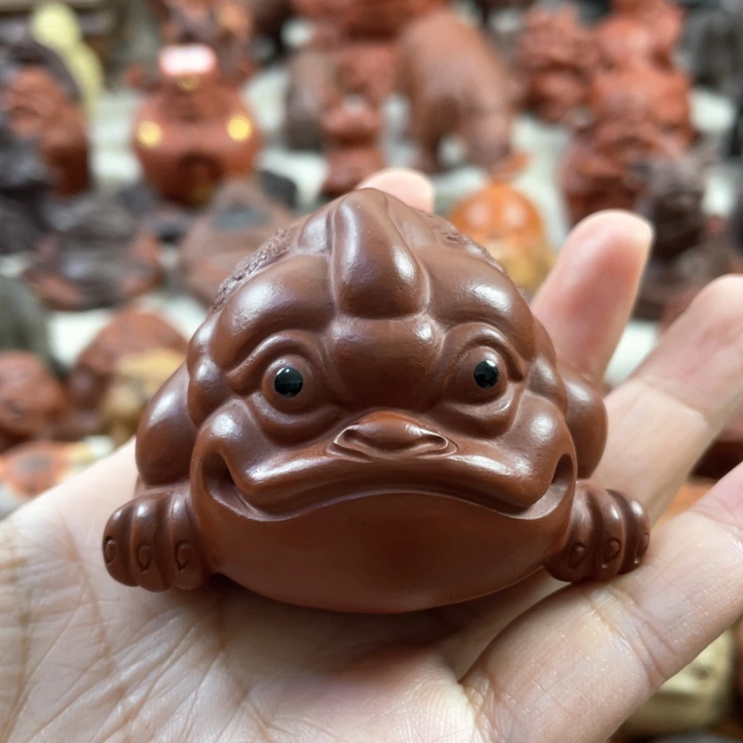 【闪购商品】紫砂茶宠紫砂金蟾