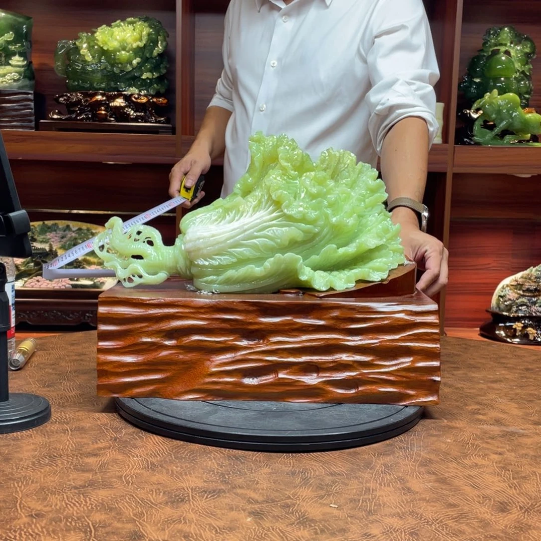 盛***设玉手工雕刻岫玉摆件