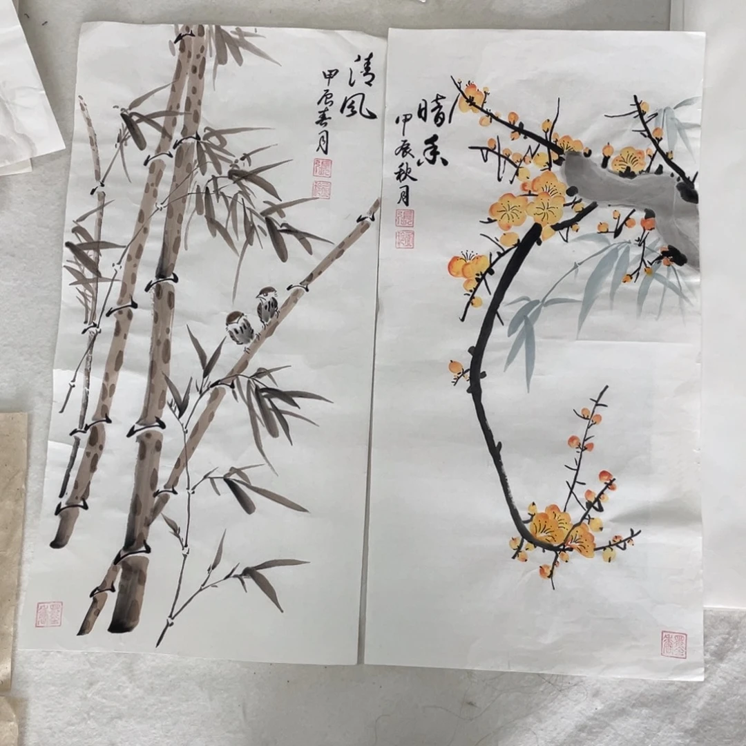 国画张永玲老师绘画