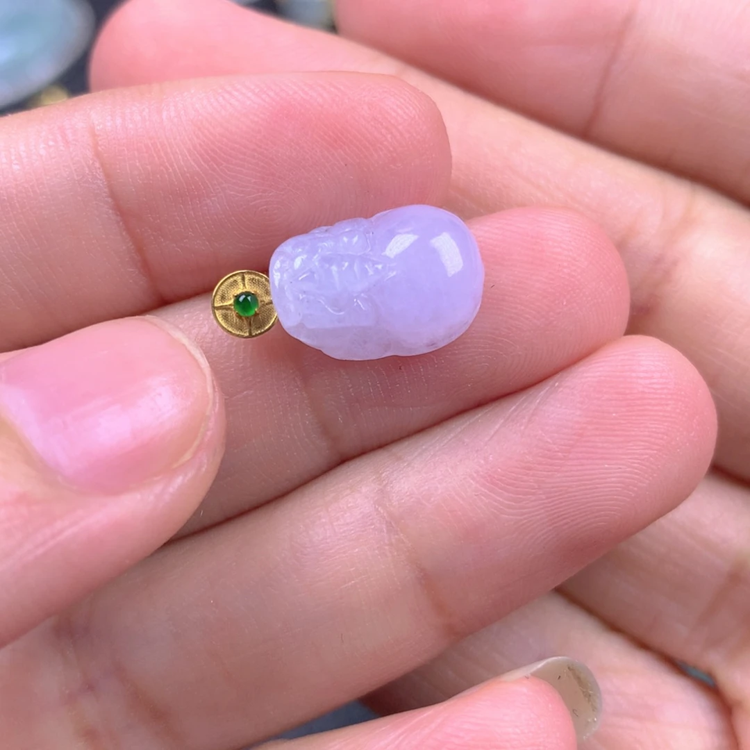 【闪购商品】翡翠18K金镶嵌颈饰翡翠