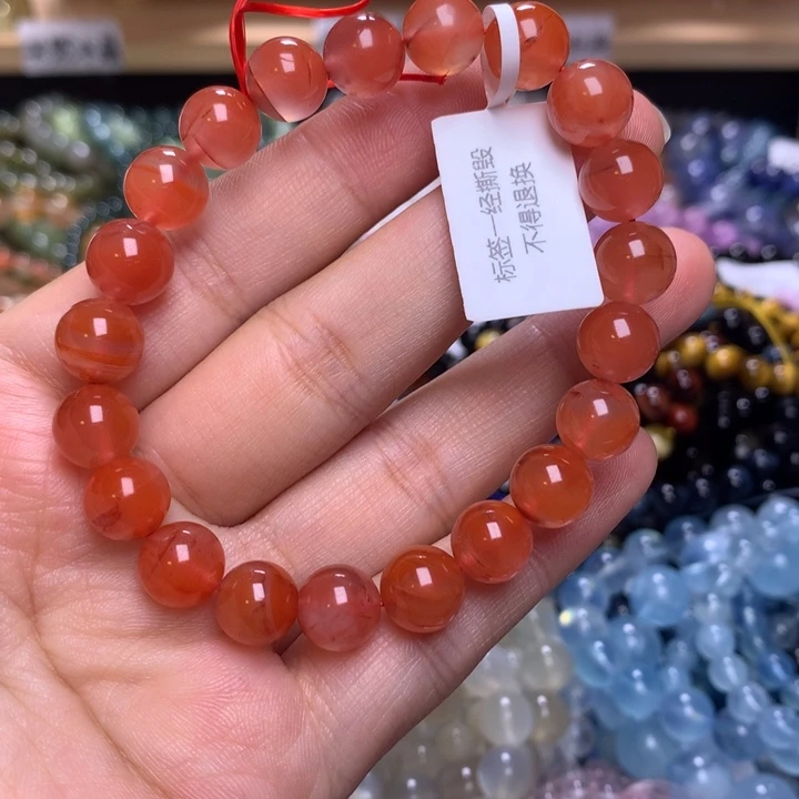 未镶嵌手串水晶9南红