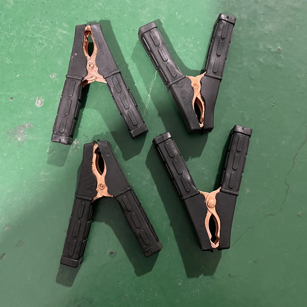 【发4个】大号电瓶纯铜鳄鱼夹电瓶线夹子电瓶夹子