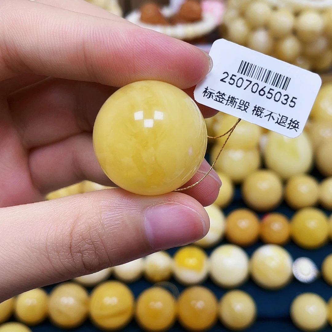 裸石琥珀未镶嵌24.8mm.
