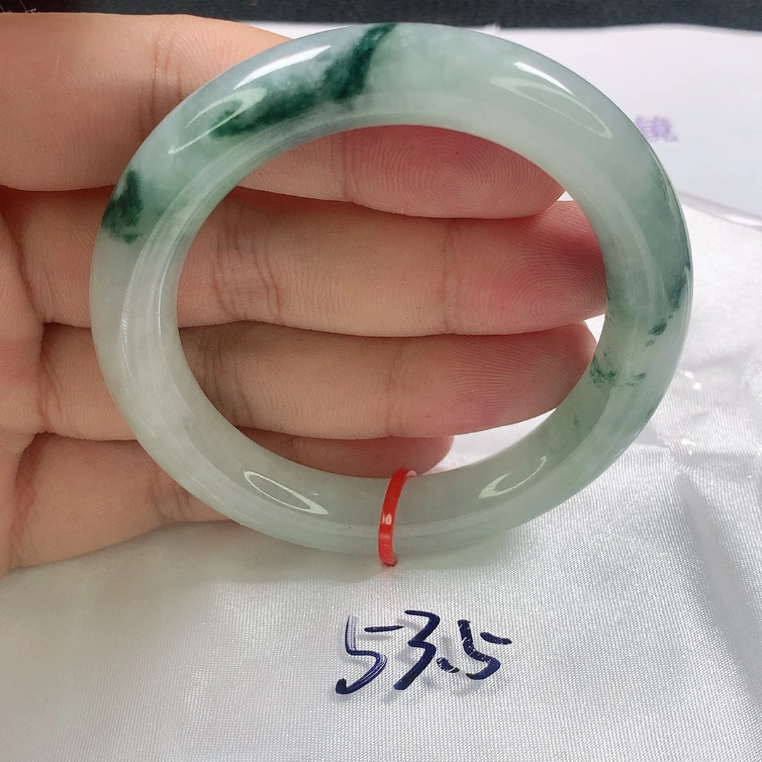 翡翠手镯（圆镯）未镶嵌377号