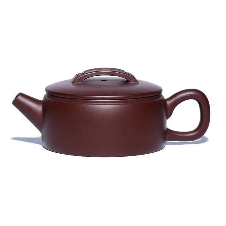 小品汉瓦 宜兴手工紫砂壶原矿紫泥 100毫升紫砂功夫茶具