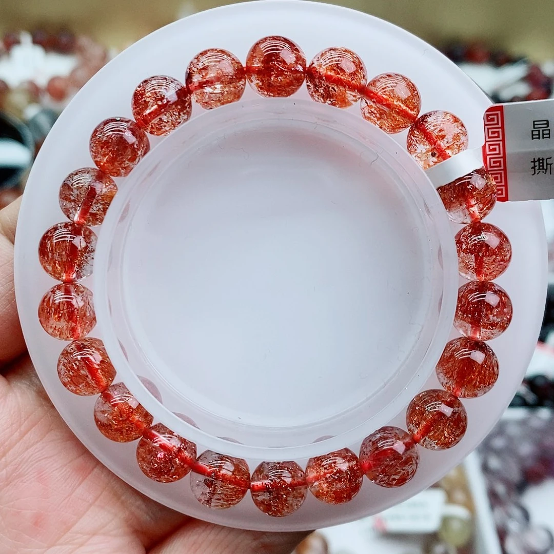 手串水晶未镶嵌金草莓