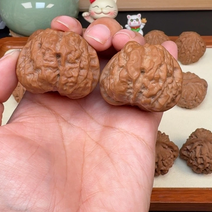 哆***哆把件文玩核桃全品蛤蟆头40