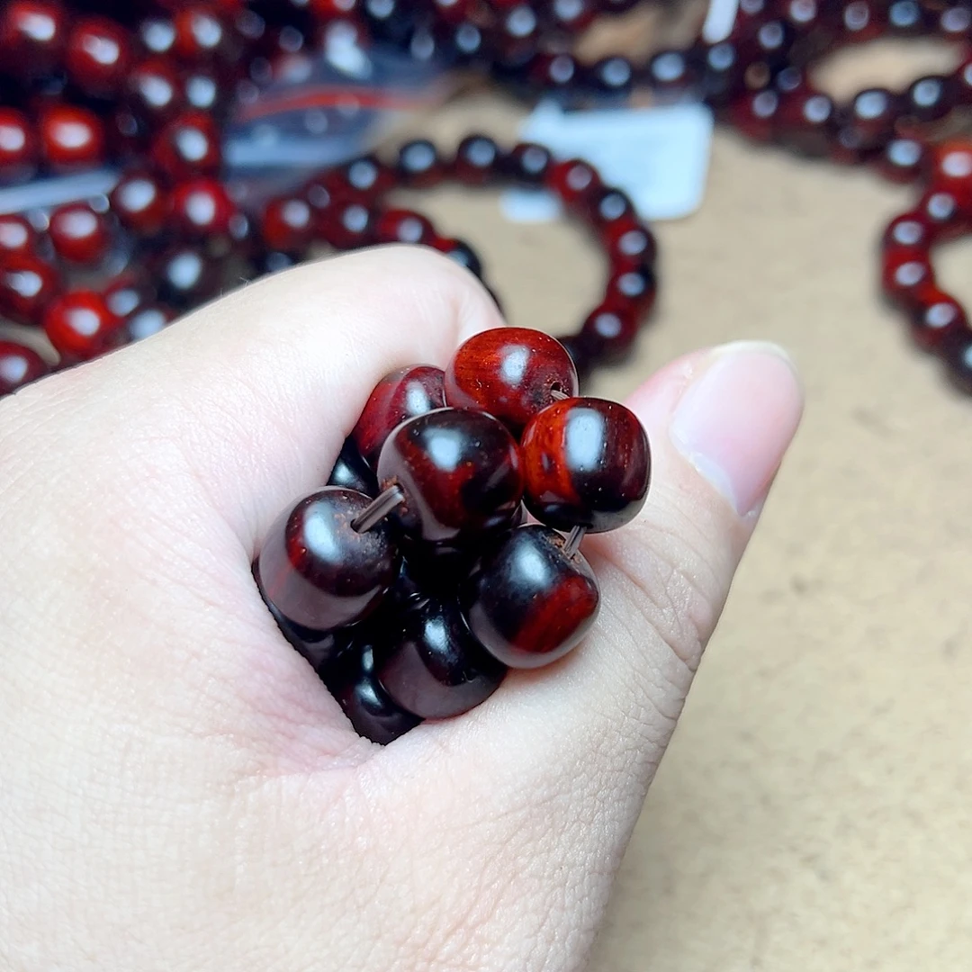 ꒰***꒱小叶紫檀手串/手链两条12老型加一组三通配饰