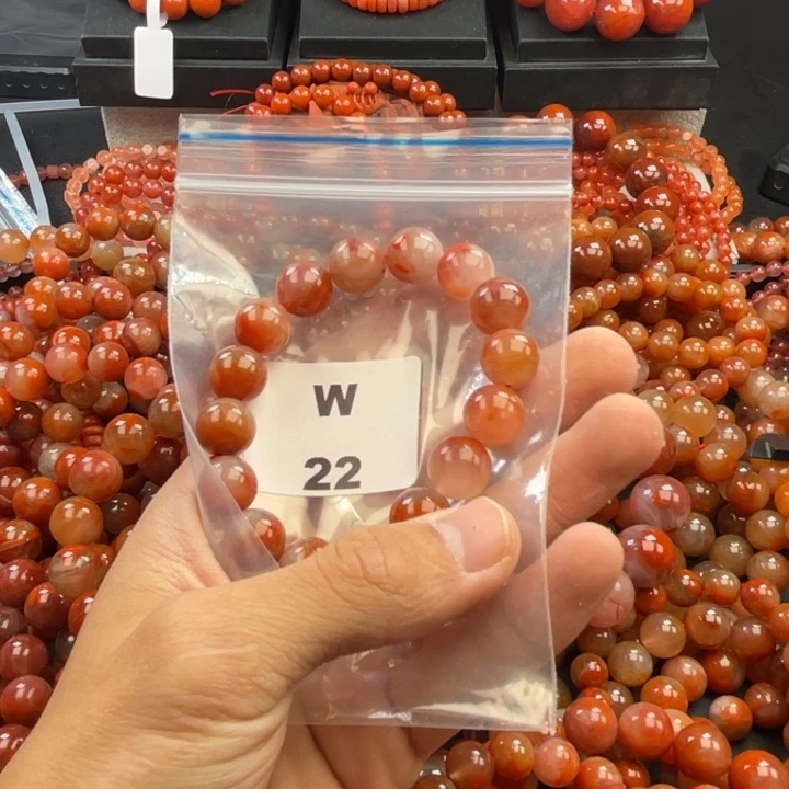 南红玛瑙未镶嵌多样性发货默认微瑕称重12mm