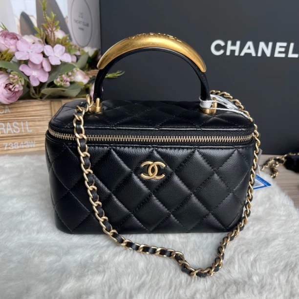 99新 Chanel/香奈儿 22a手工坊手柄长盒子（芯片）