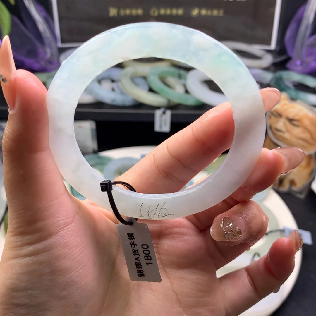 定制翡翠叮当镯未镶嵌55/62