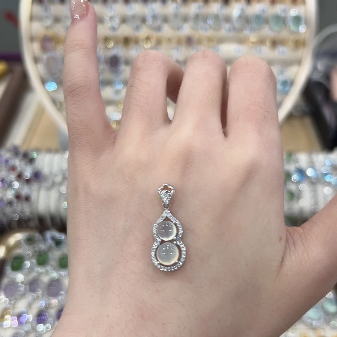 财***徒岫玉银S925镶嵌套链