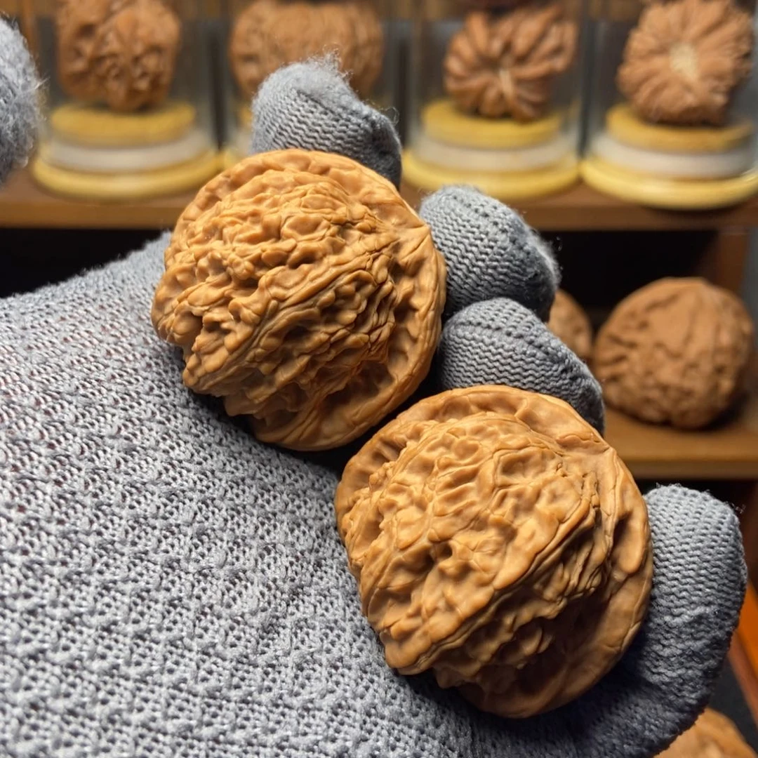 吊坠文玩核桃40全品白狮子