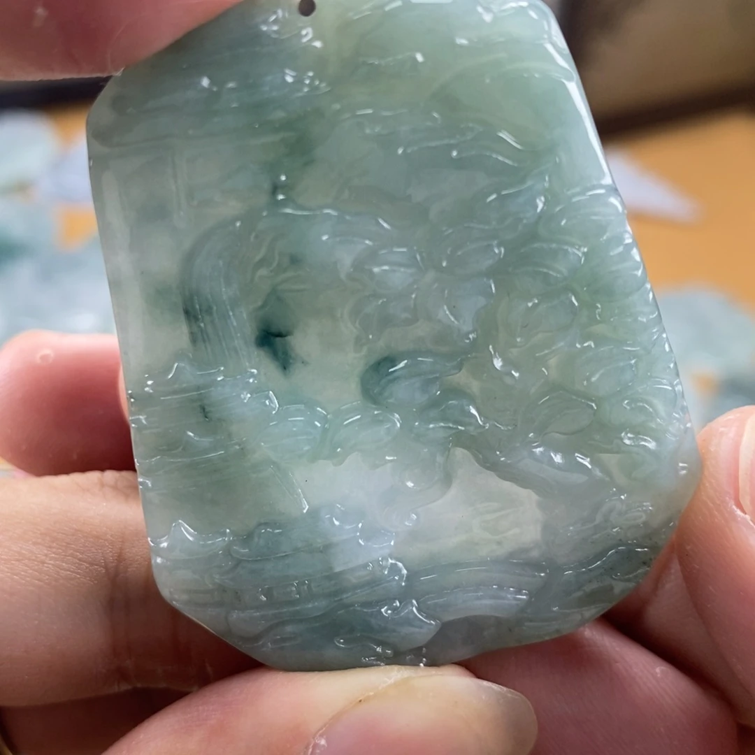 颈饰未镶嵌翡翠翡翠