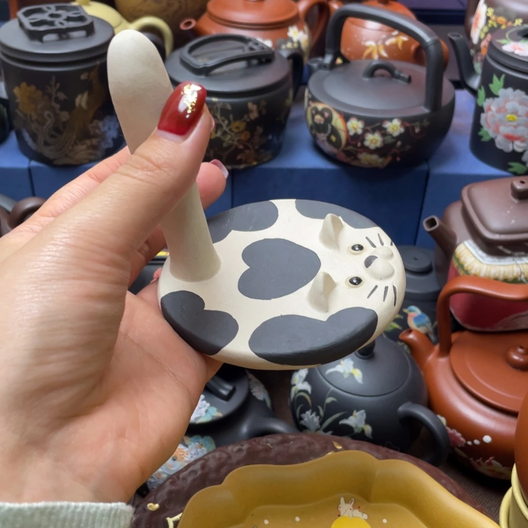 紫砂茶杯手机支架