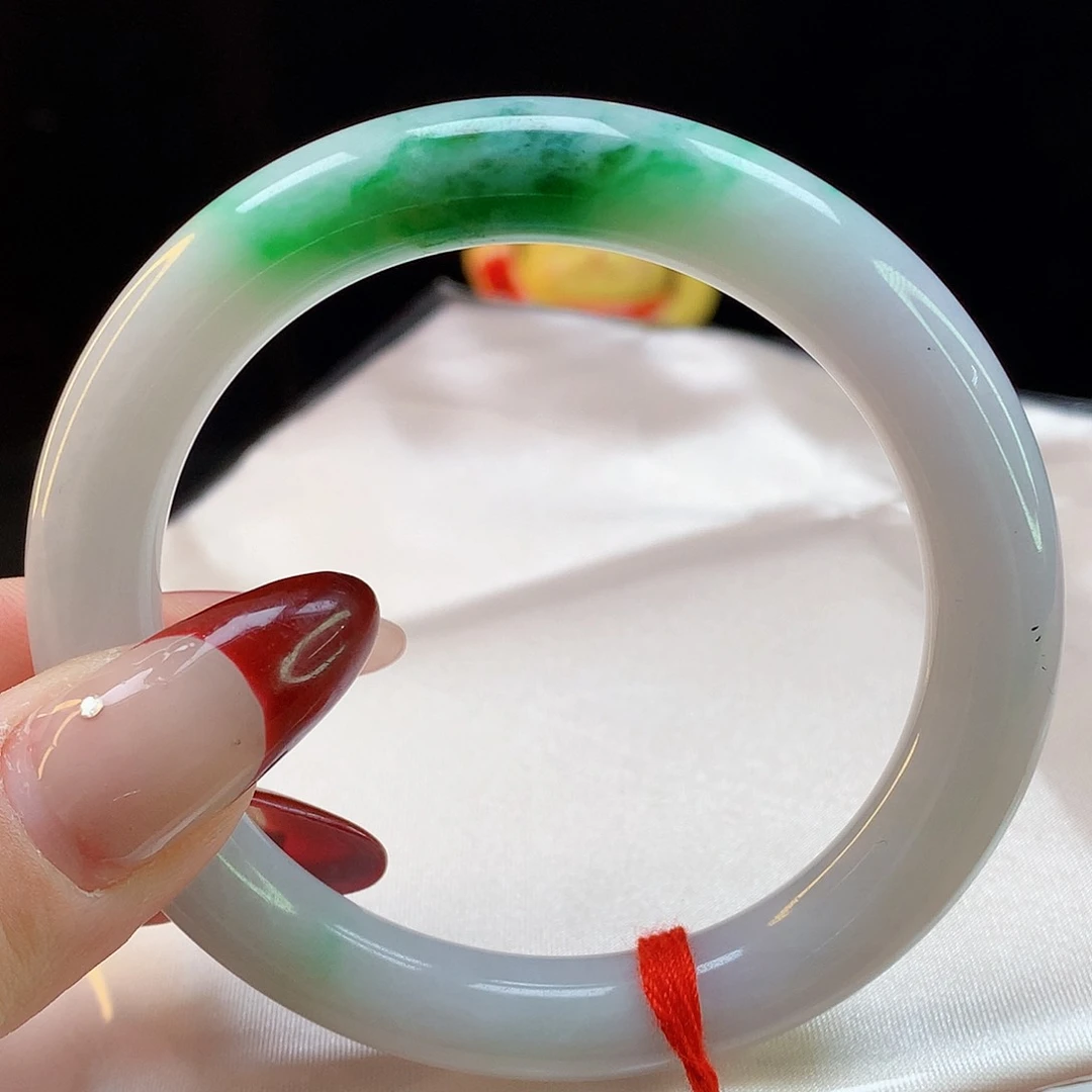 翡翠手镯未镶嵌天然翡翠7008