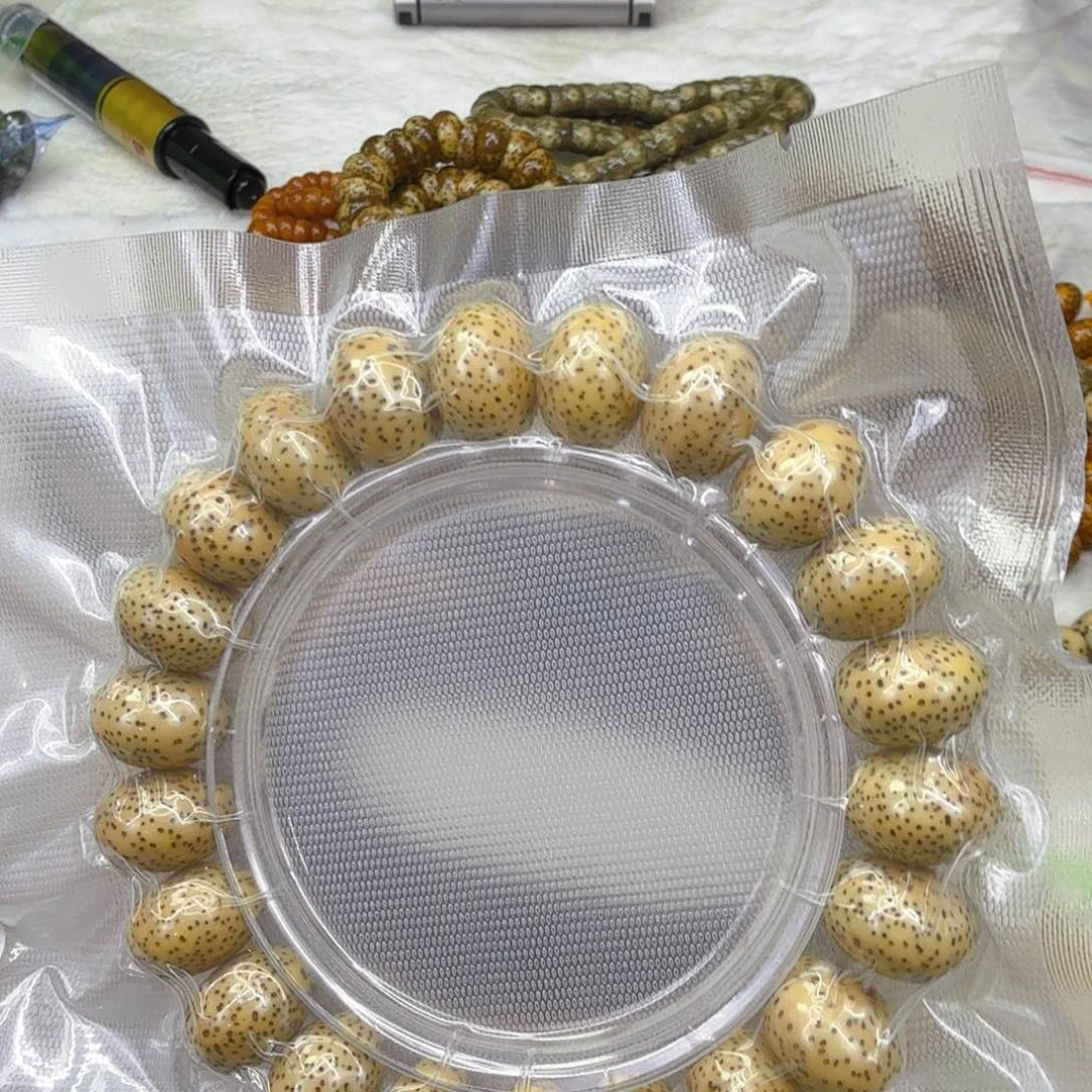 星月菩提手串30王者黄星月菩提单圈苹果园1.4