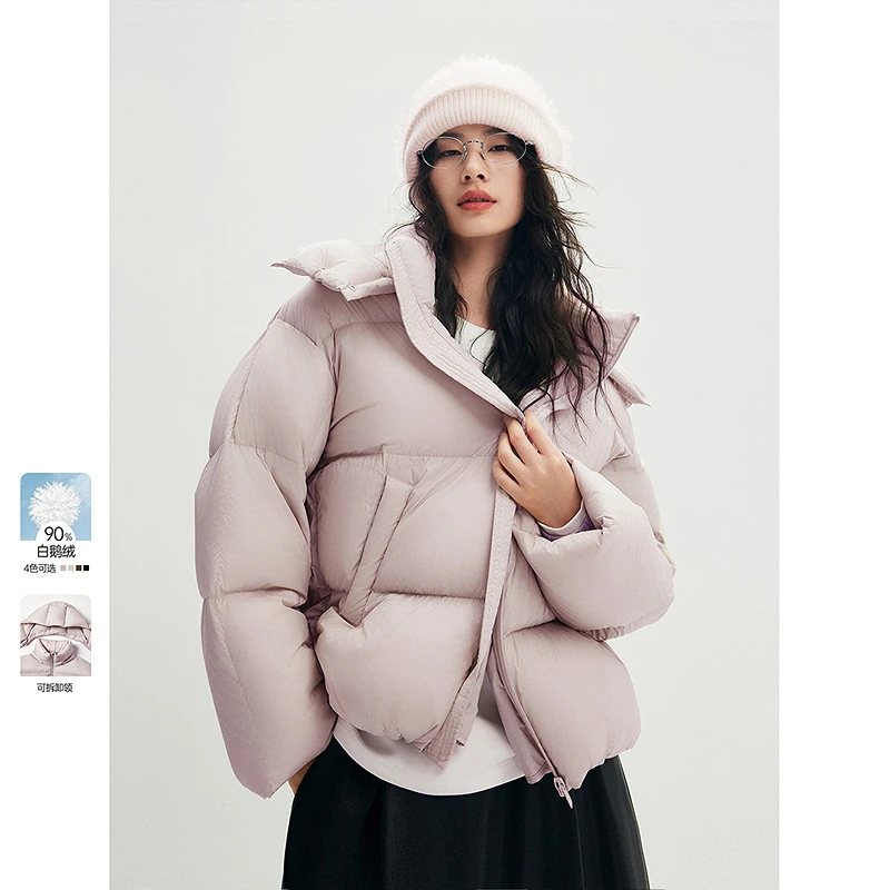 棉仓356615023-轻暖“泡芙”鹅绒面包服