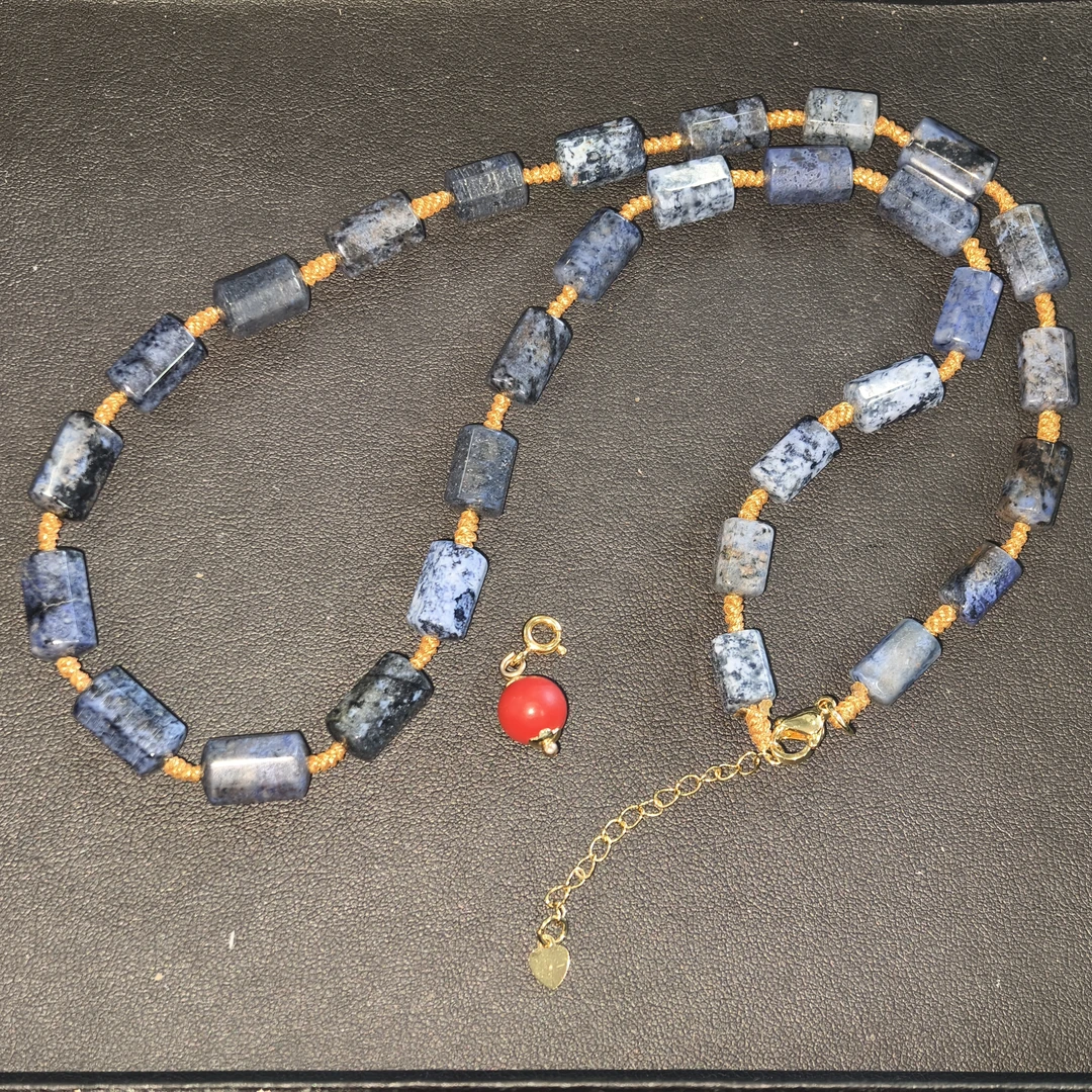 【梵&星】  蓝棱柱项链 多样性发货SJL24-098