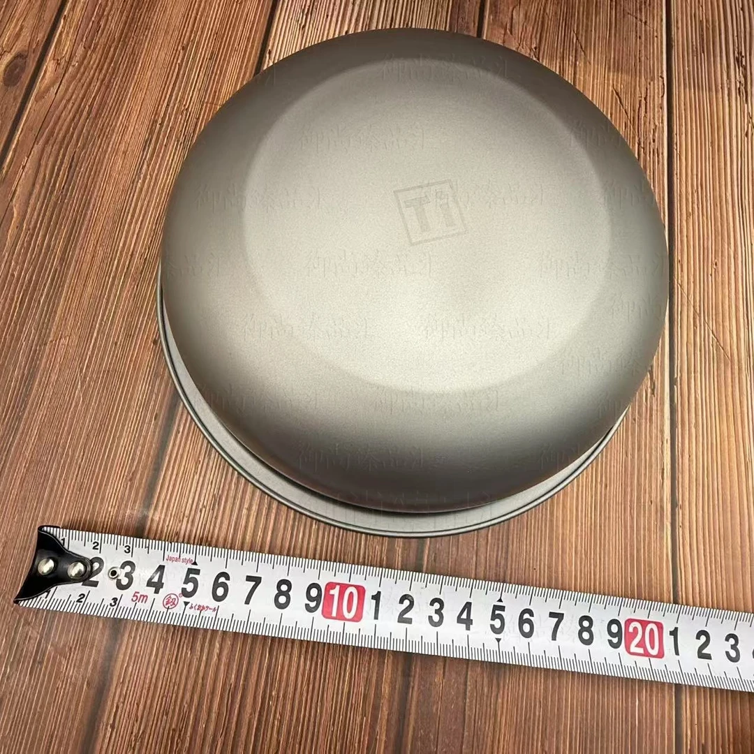 钛金属干锅盘矮汤锅小火锅煎盘煎锅海鲜锅菜盘饭盘煎肉盘烘焙烤盘